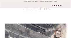 Desktop Screenshot of iheartheels.com